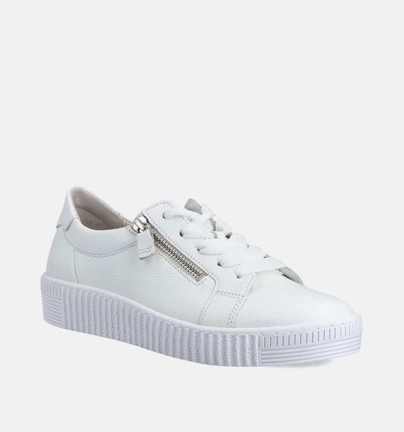 Gabor Baskets en Blanc pour femmes (368351) - pour semelles orthopédiques