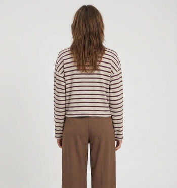 Vila T-shirts Marron