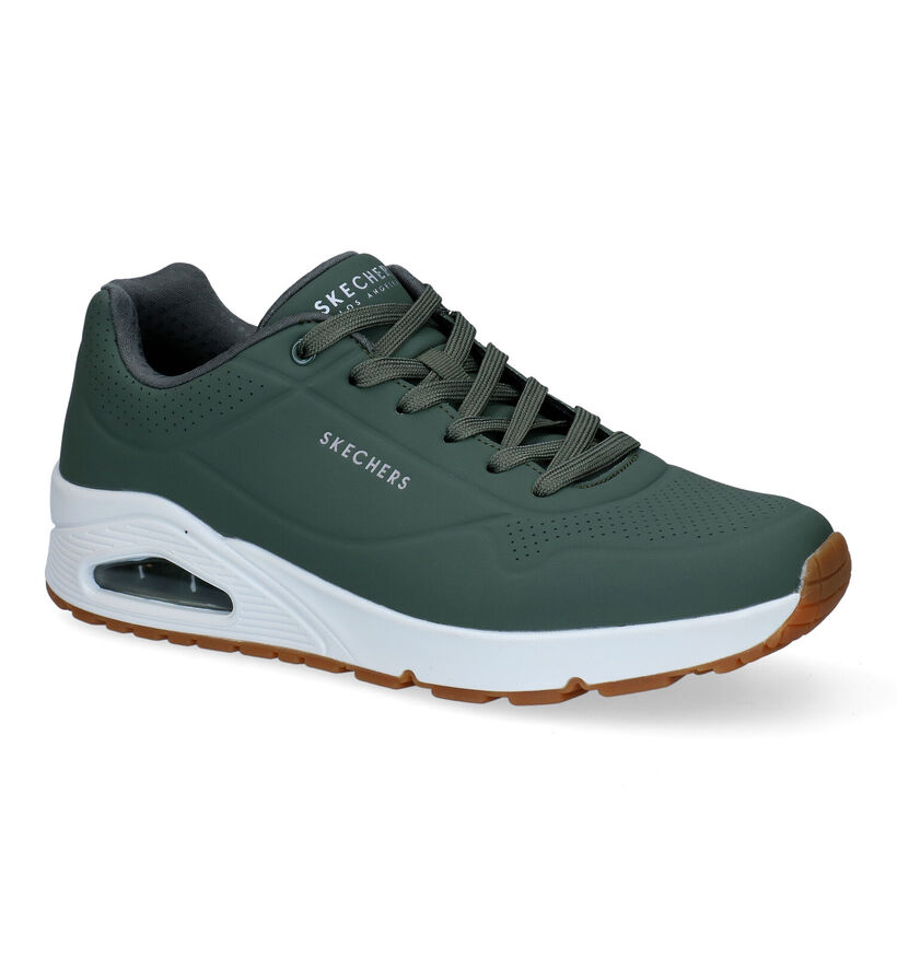 Skechers Uno Stand On Air Zwarte Sneakers voor heren (334160)