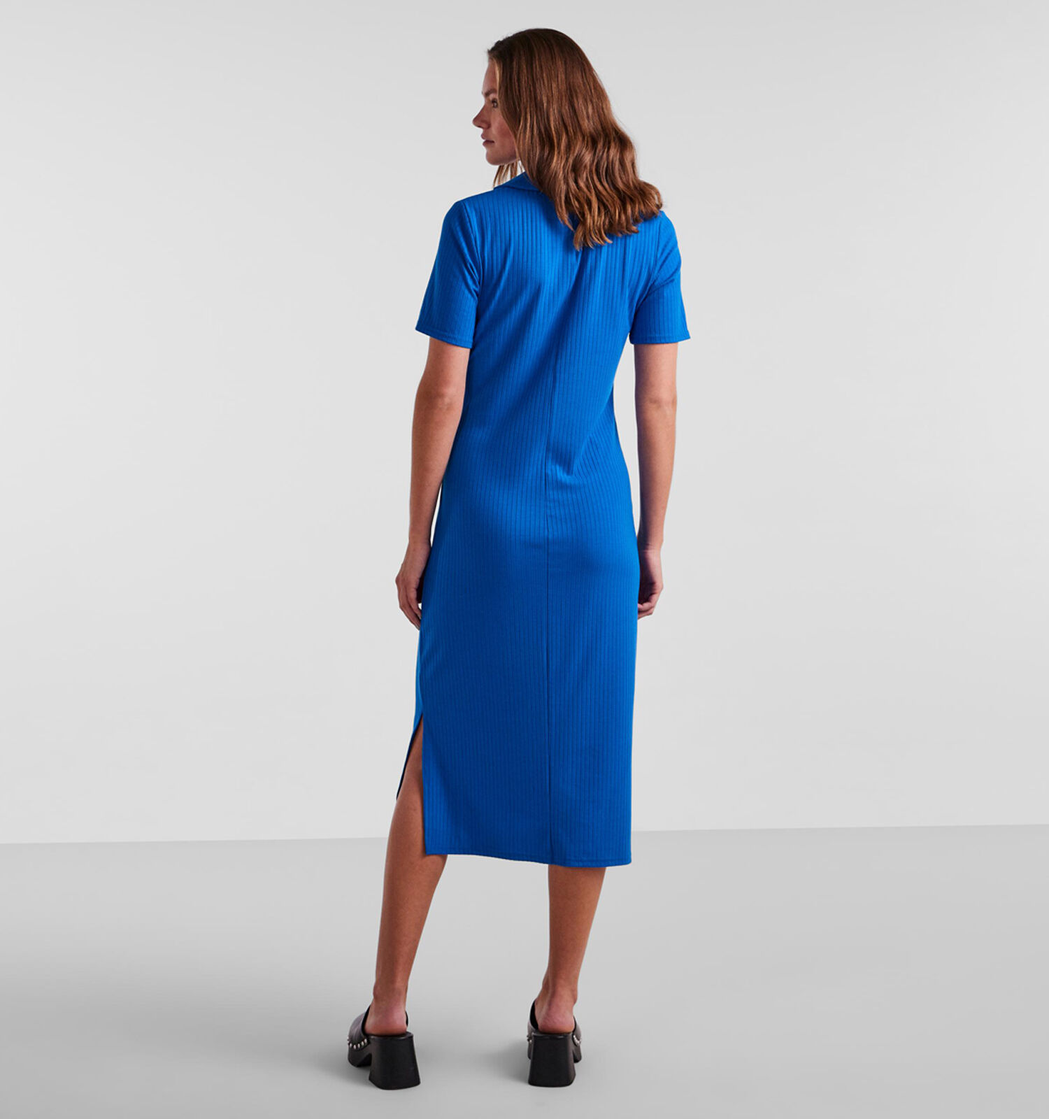 Blauwe deals jurk dames