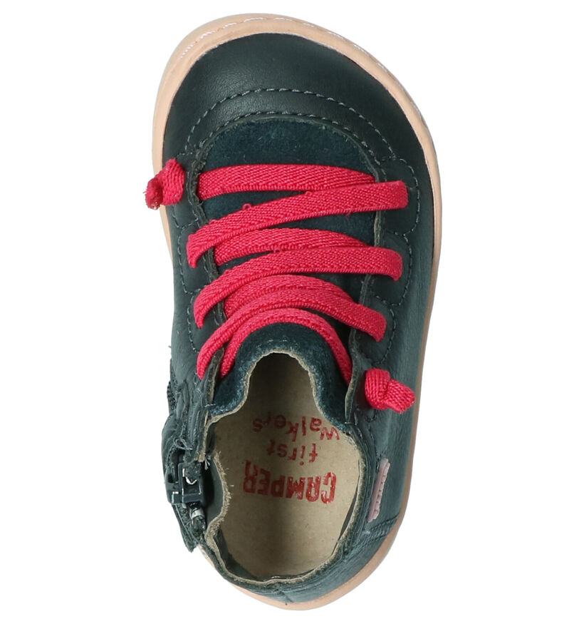 Camper Grijze Hoge Schoenen in leer (259029)