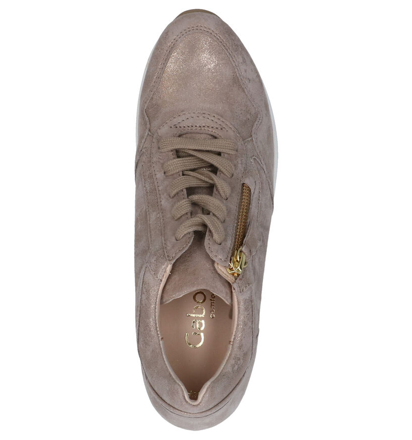 Gabor OptiFit Chaussures à lacets en Taupe en daim (271690)