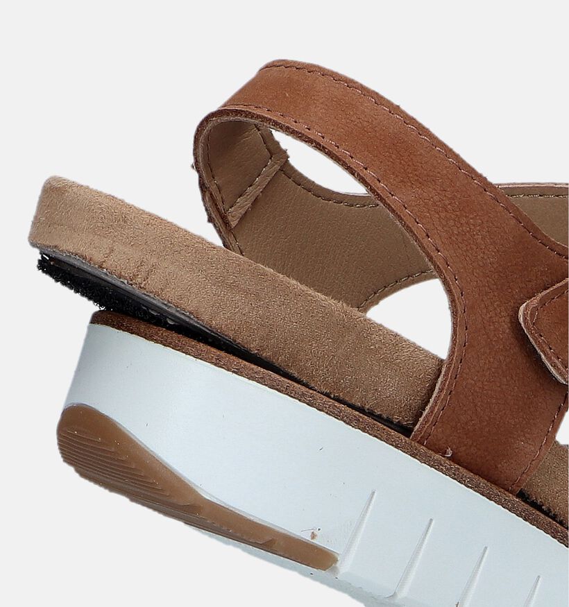 Solemade Romi Sandales pour semelles orthopédiques en Cognac pour femmes (355624) - pour semelles orthopédiques
