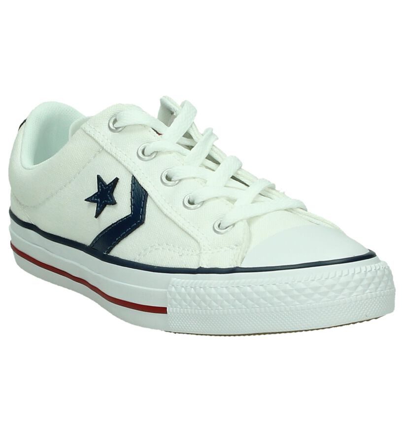 Witte Lage Converse Cons Star Player Sneakers, , pdp