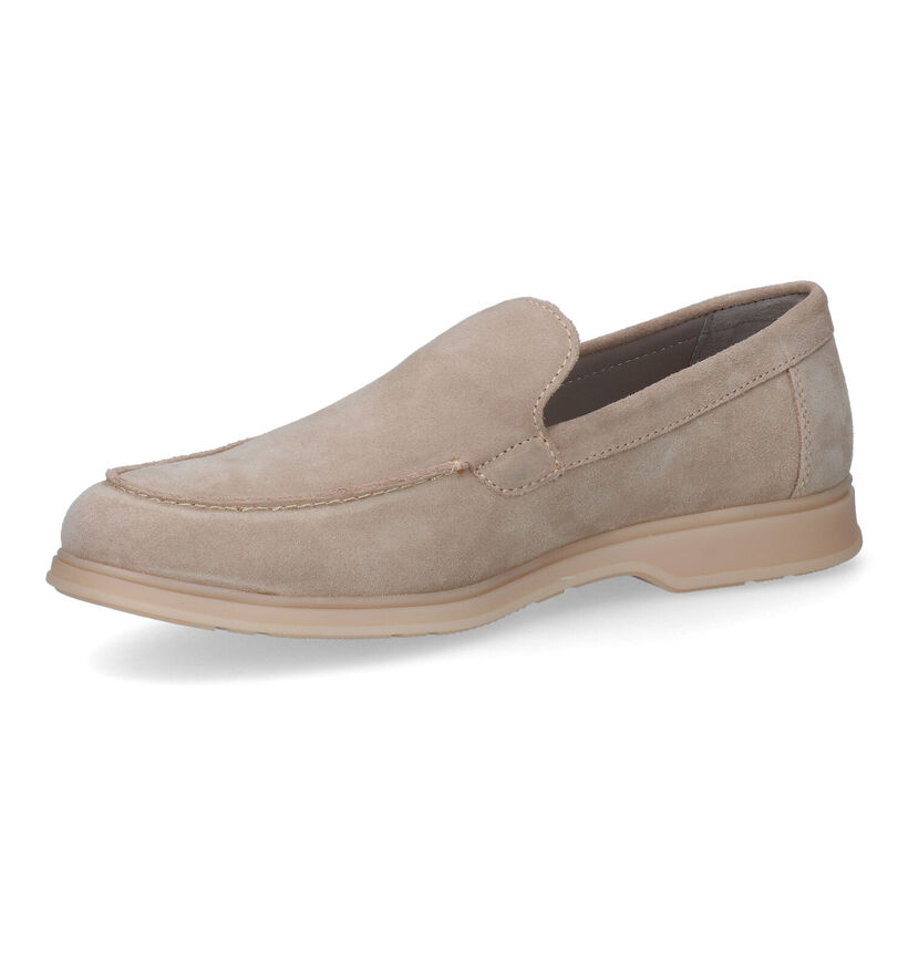 Poelman Lpmandre Beige Mocassins in daim (310336)