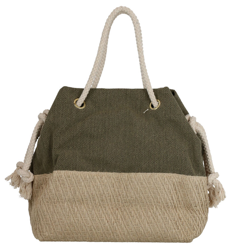 Woomen Lys Vegan Gele Shopper in stof (274834)