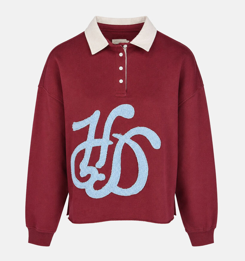 The Shirt Project Sweatshirt en Bordeaux pour femmes (381895)