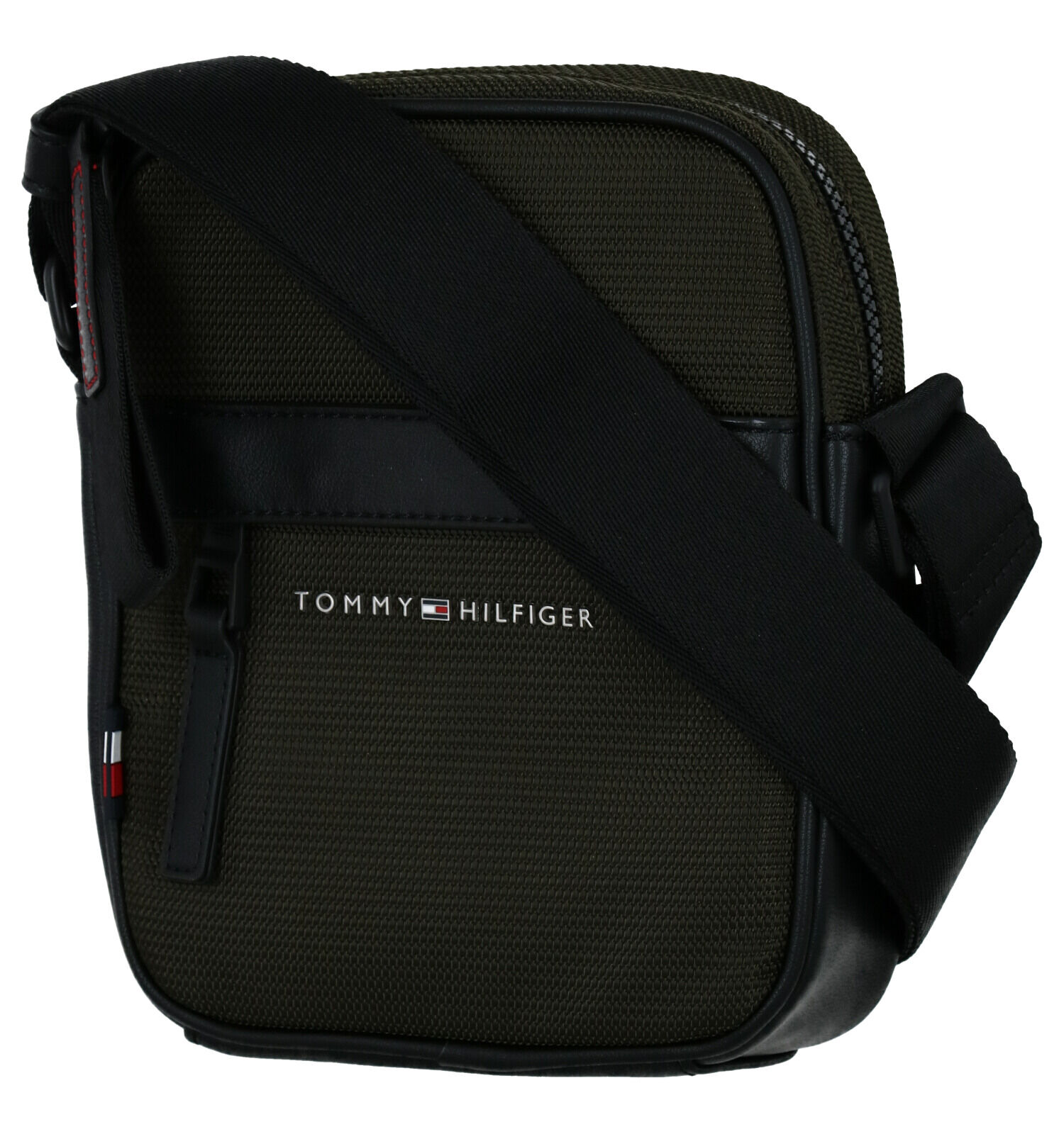 Tommy Hilfiger Elevated Kaki Crossbody Tas Heren Dames Crossbody