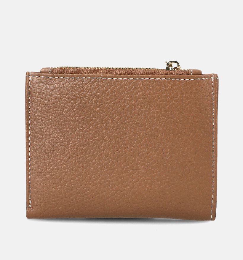 Crinkles Bruine Portemonnee met Rits voor dames (381742)