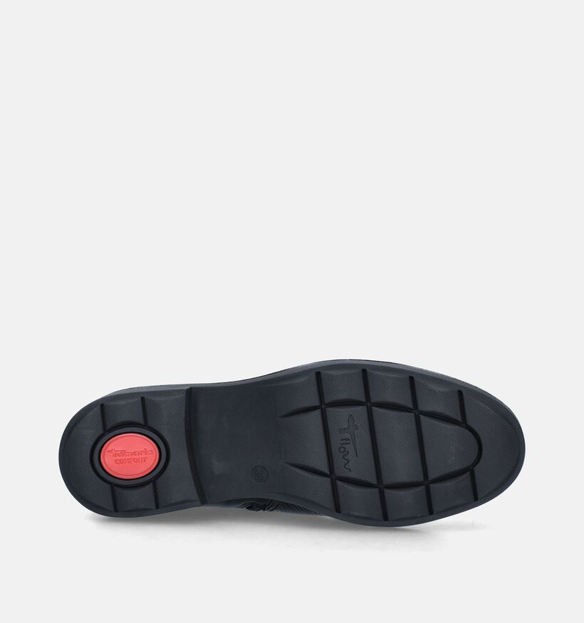 Tamaris Comfort Zwarte Veterlaarsjes voor dames (344504) - geschikt voor steunzolen