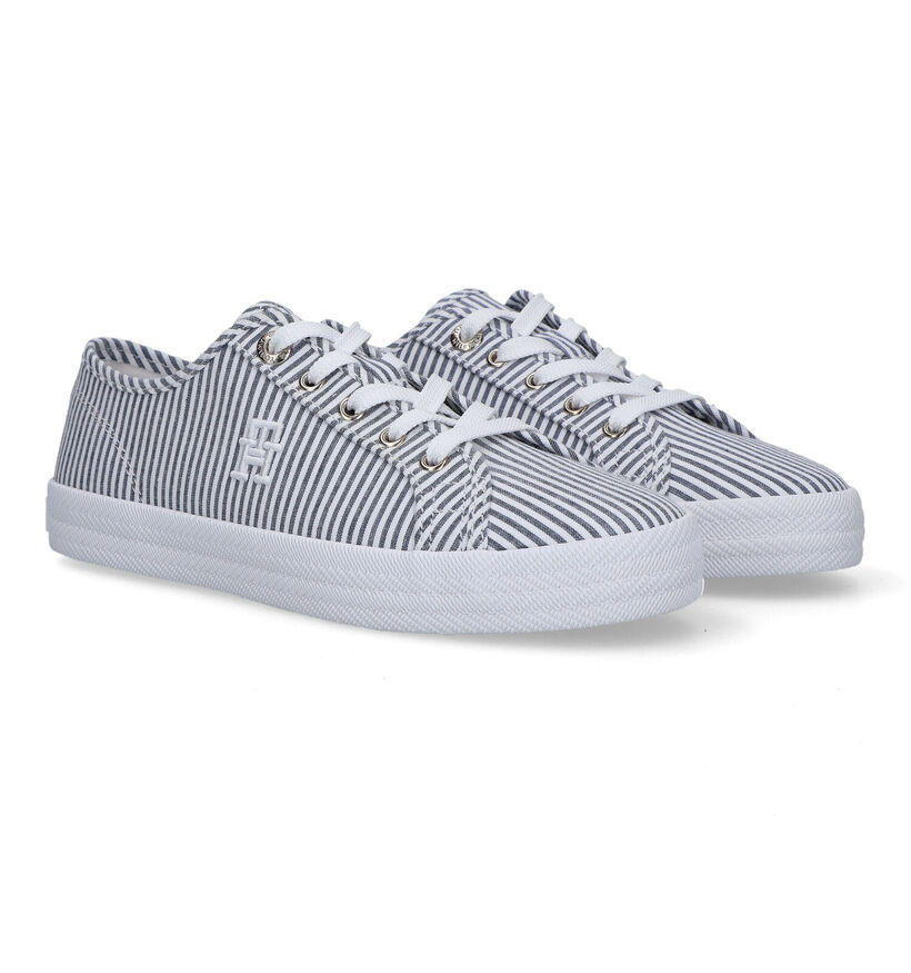 Tommy Hilfiger Essential Blauwe Sneakers voor dames (321020)