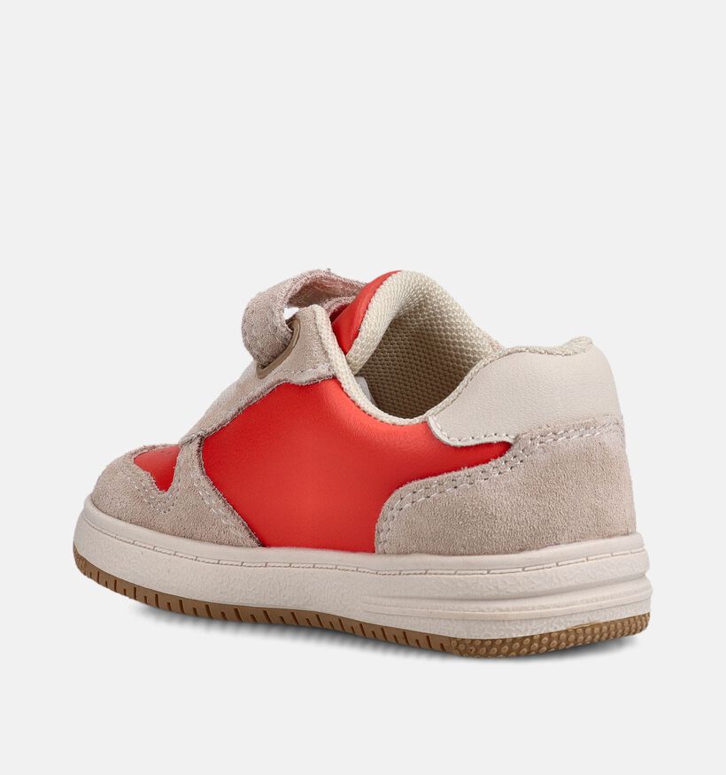 Milo & Mila Beige/Oranje Sneakers voor meisjes (370883)