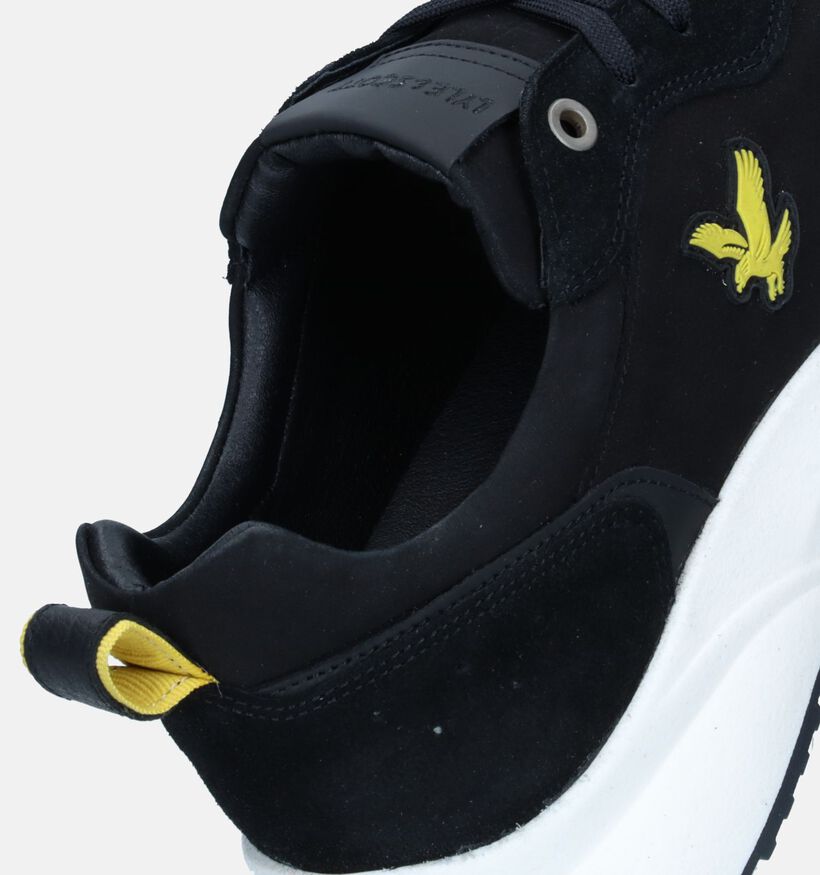 Lyle & Scott Zwarte Veterschoenen voor heren (348707) - geschikt voor steunzolen