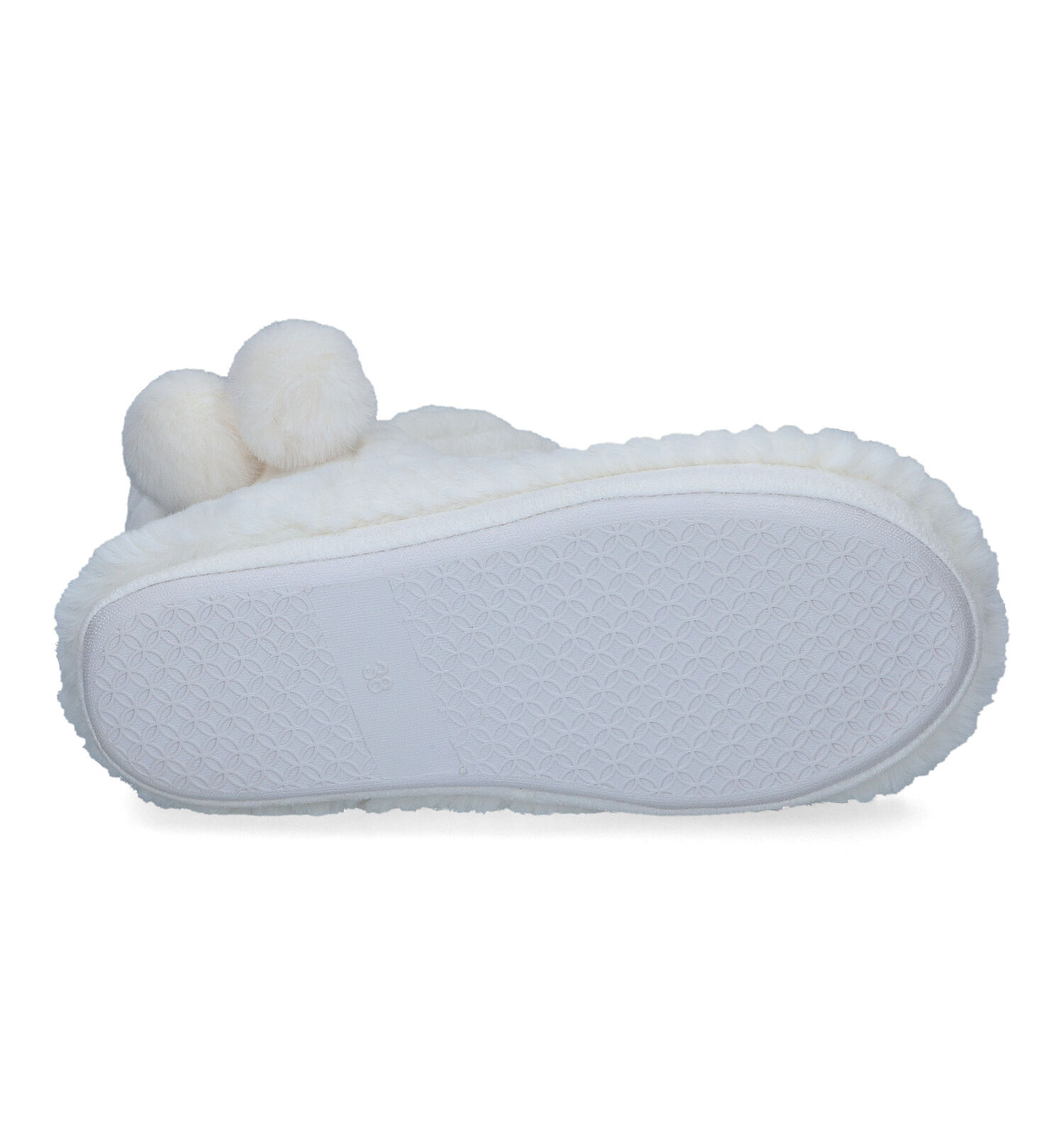 Witte sales pantoffels dames