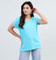 Vila Dreamers Turquoise T-shirt voor dames (330975)