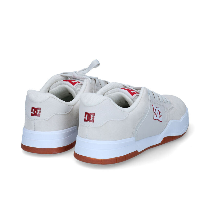 DC Shoes Central Beige Sneakers in kunstleer (303234)