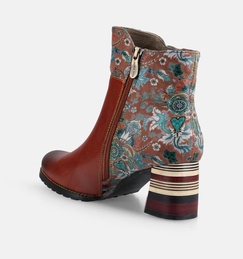 Laura Vita Idcorao 03 Bottines en Cognac pour femmes (381108)