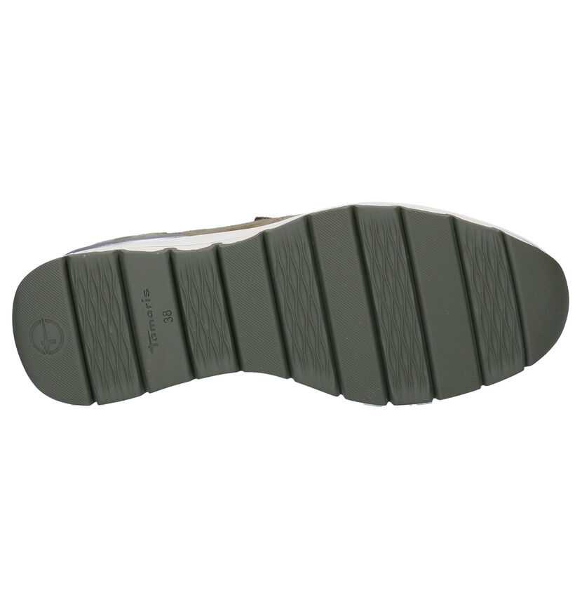 Tamaris Chaussures à lacets en Khaki pour femmes (296760) - pour semelles orthopédiques