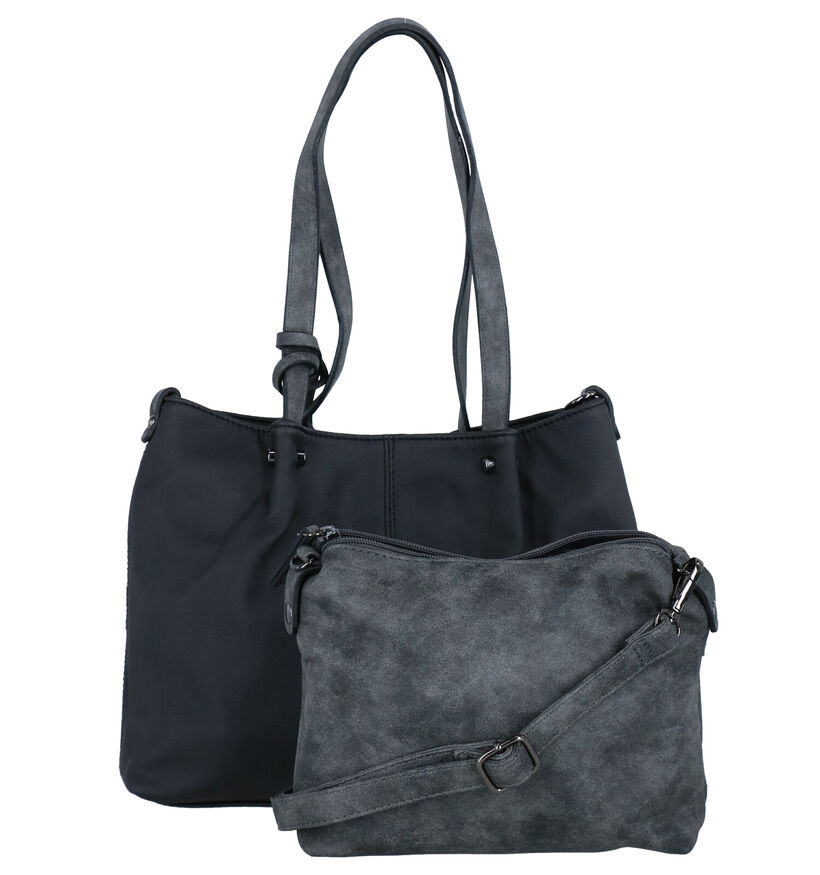 Emily & Noah Sac à bandoulière bag in bag en Gris en simili cuir (282172)