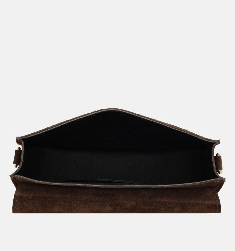 Charm London Donkerbruine Crossbodytas voor dames (373515)