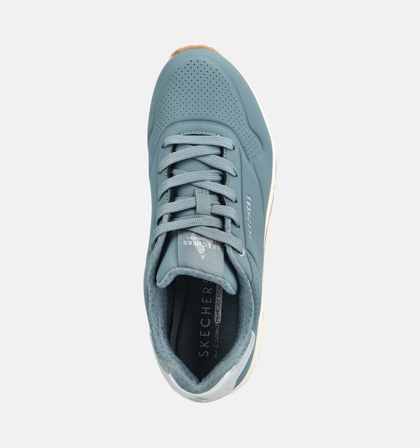 Skechers Uno Golden Air Baskets en Bleu pour femmes (376921) - pour semelles orthop&eacute;diques