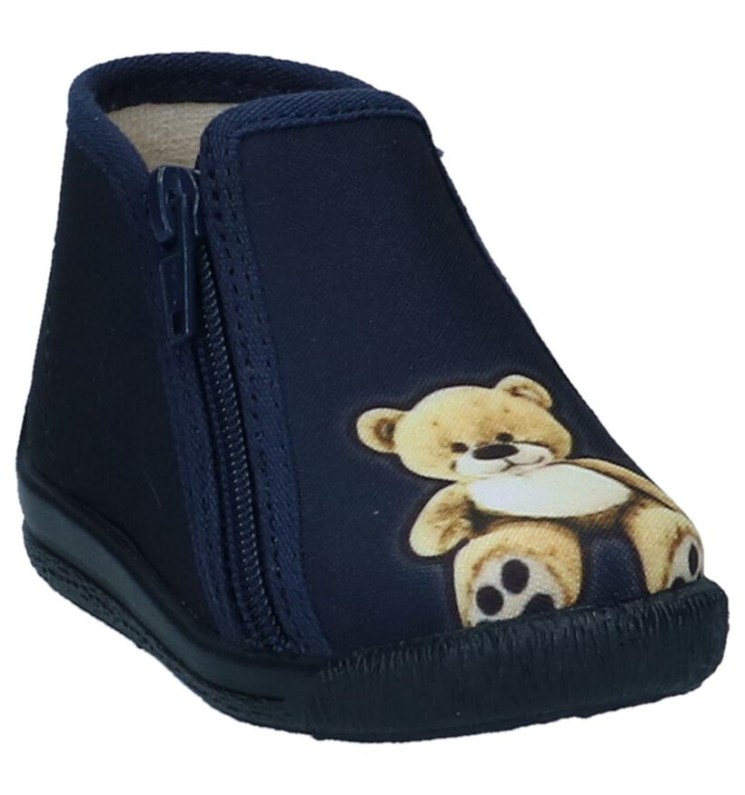 Donkerblauwe Pantoffels Bellamy Olgir in stof (248490)