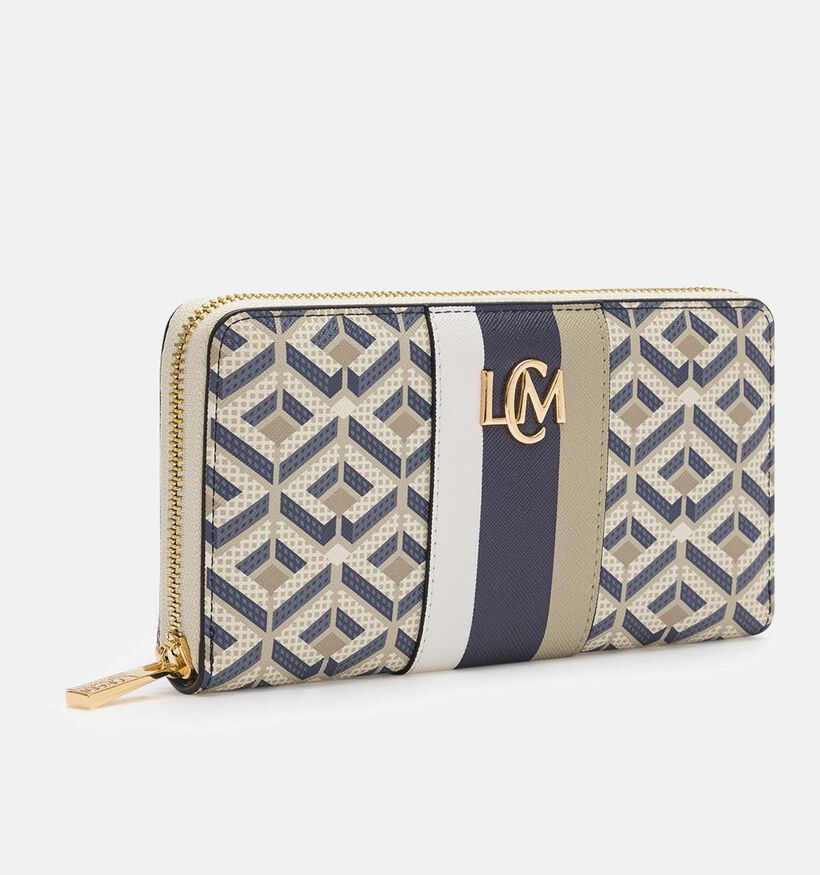 L.Credi Melina Porte-monnaie zippé en Beige pour femmes (341081)