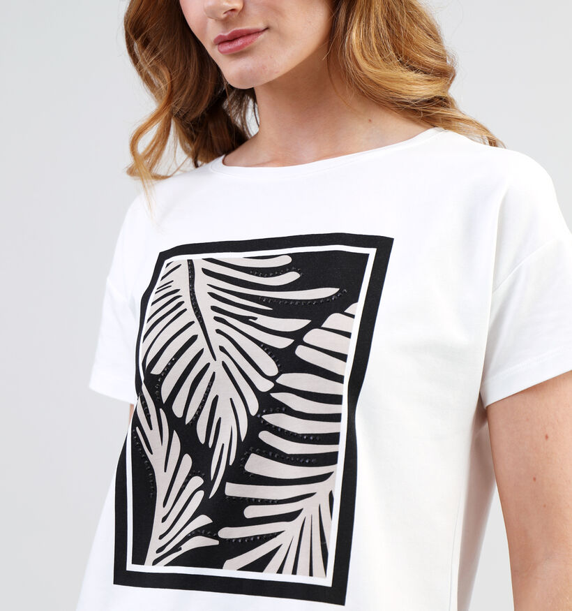 comma T-shirt en Blanc pour femmes (345073)