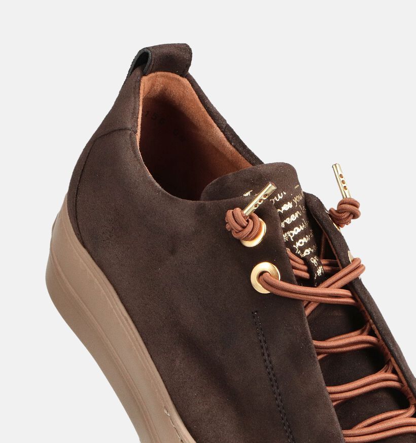 Paul Green Baskets habillées en Brun foncé pour femmes (373954)