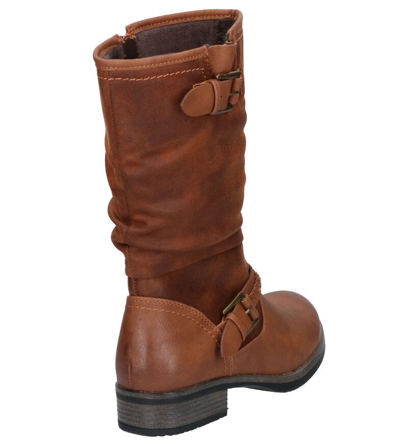 Rieker Bottes basses en Cognac en simili cuir (262119)