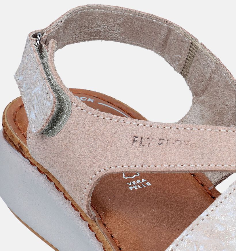 Fly Flot Nu-pieds en Beige pour femmes (341373)