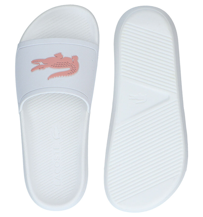 Lacoste Croco Slide Nu-pieds en Noir en synthétique (286771)