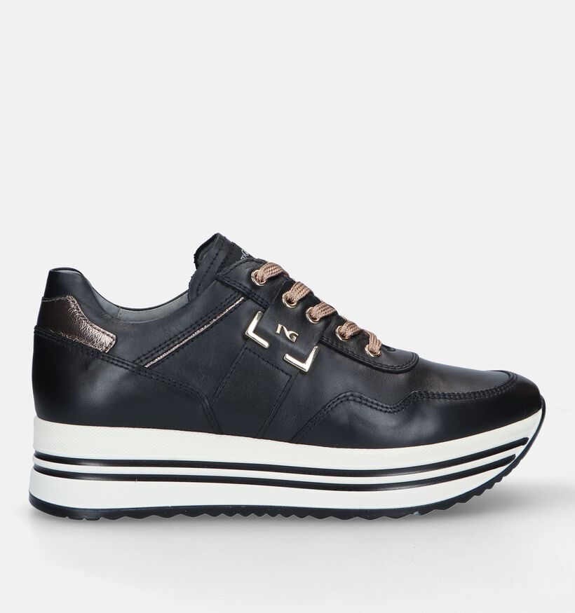 NeroGiardini Zwarte Platform Sneakers voor dames (329879) - geschikt voor steunzolen