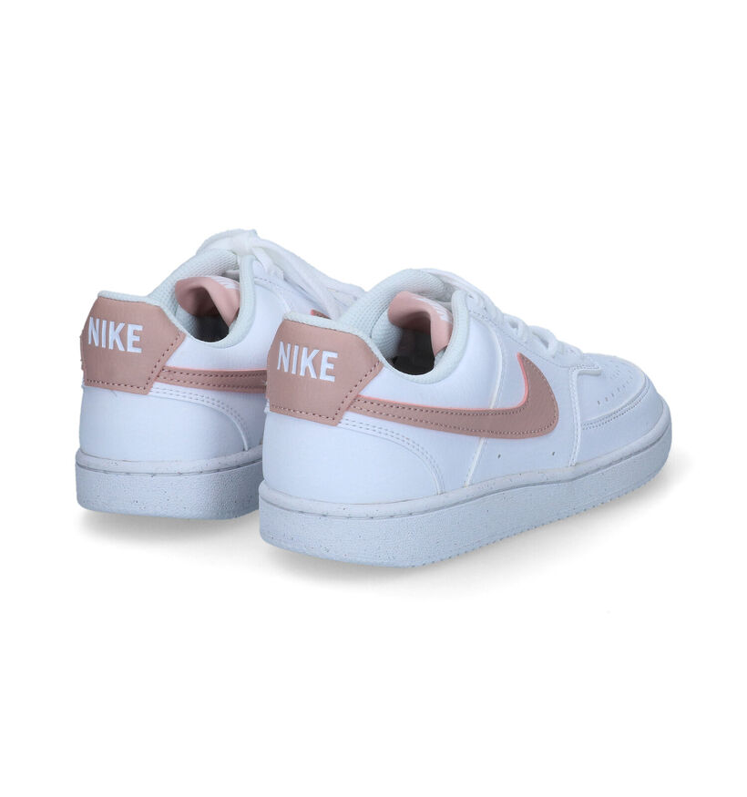 Nike Court Vision Low Next Nature Baskets en Blanc pour femmes (339841)