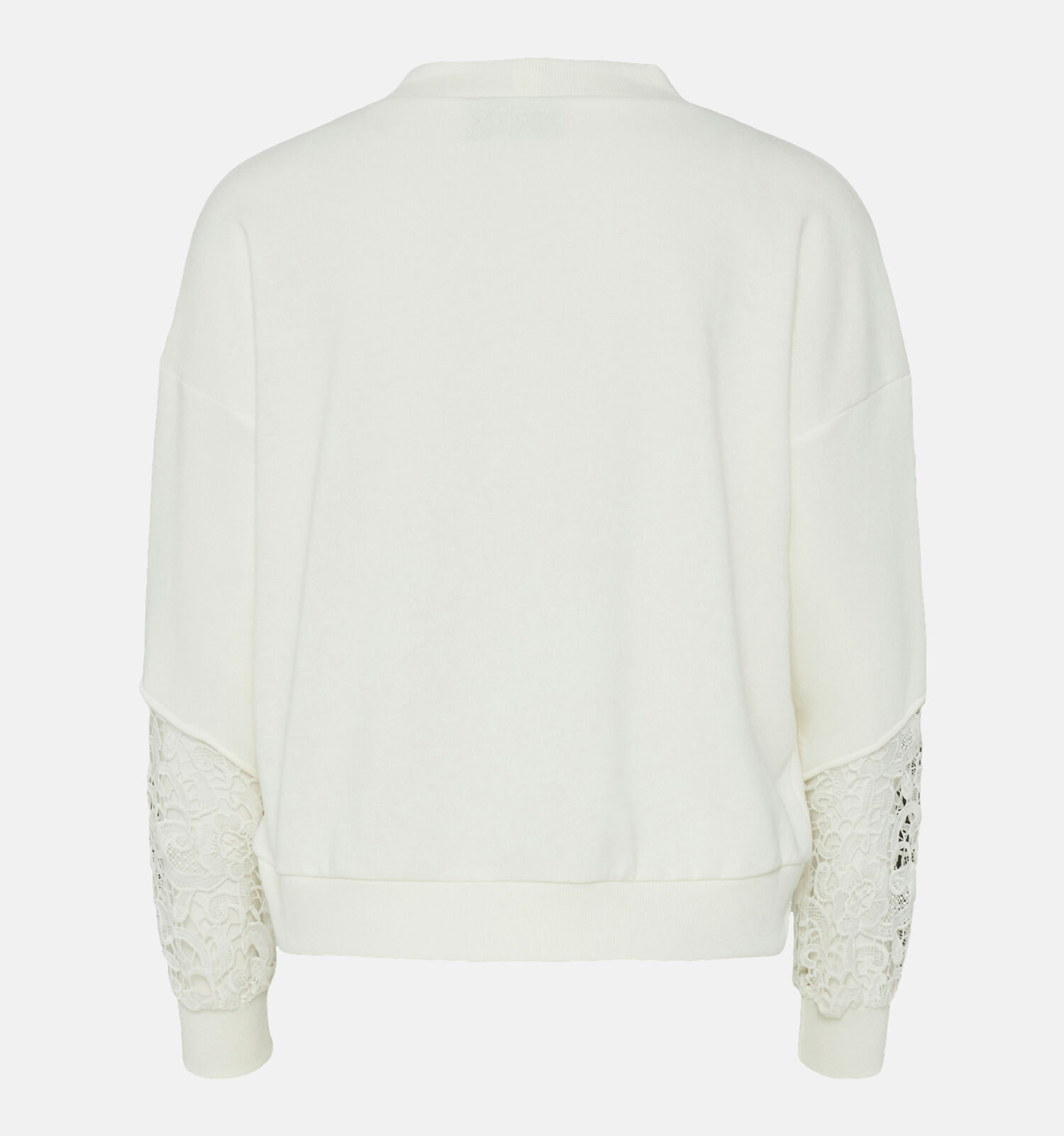 Pieces Patience Witte Sweater Dames Truien Online op TORFS.BE
