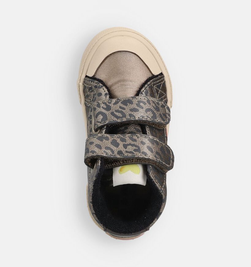 Victoria Tribu Tiras Grijze Hoge Schoenen met Velcro voor meisjes (363040)