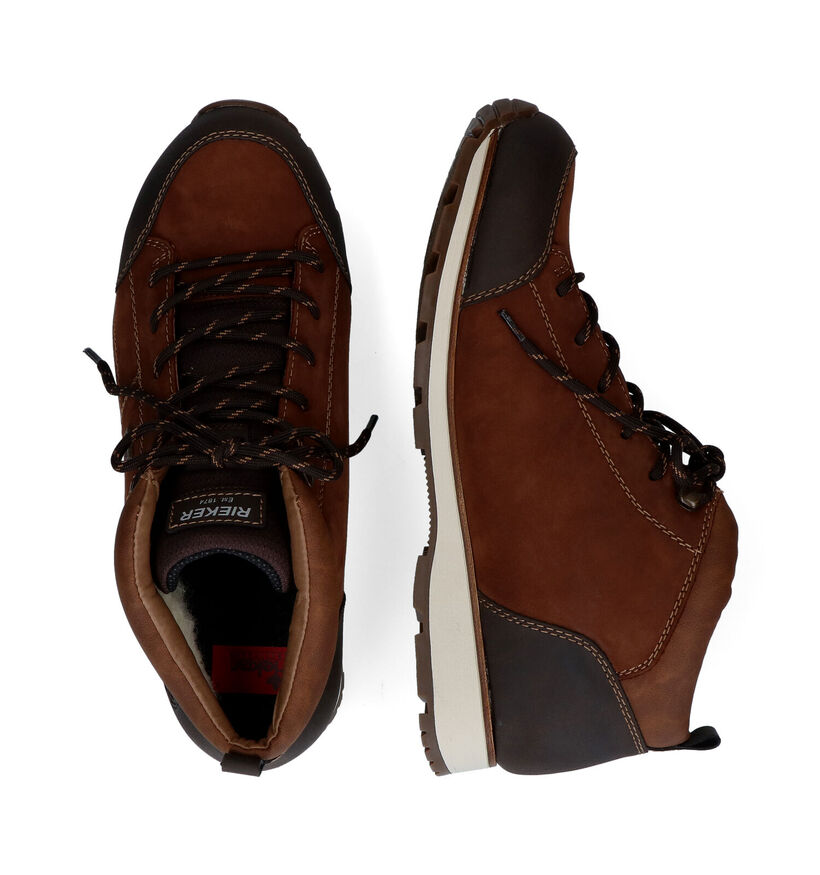 Rieker Chaussures hautes en Brun foncé en nubuck (297831)