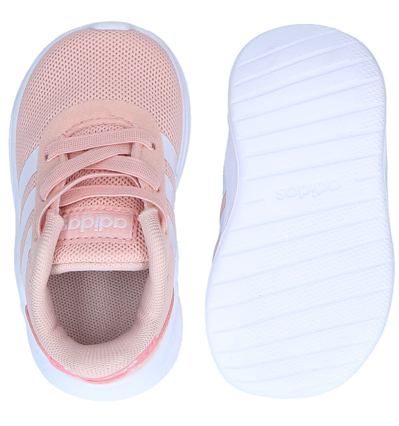 adidas Lite Racer Roze Sneakers in kunstleer (293301)