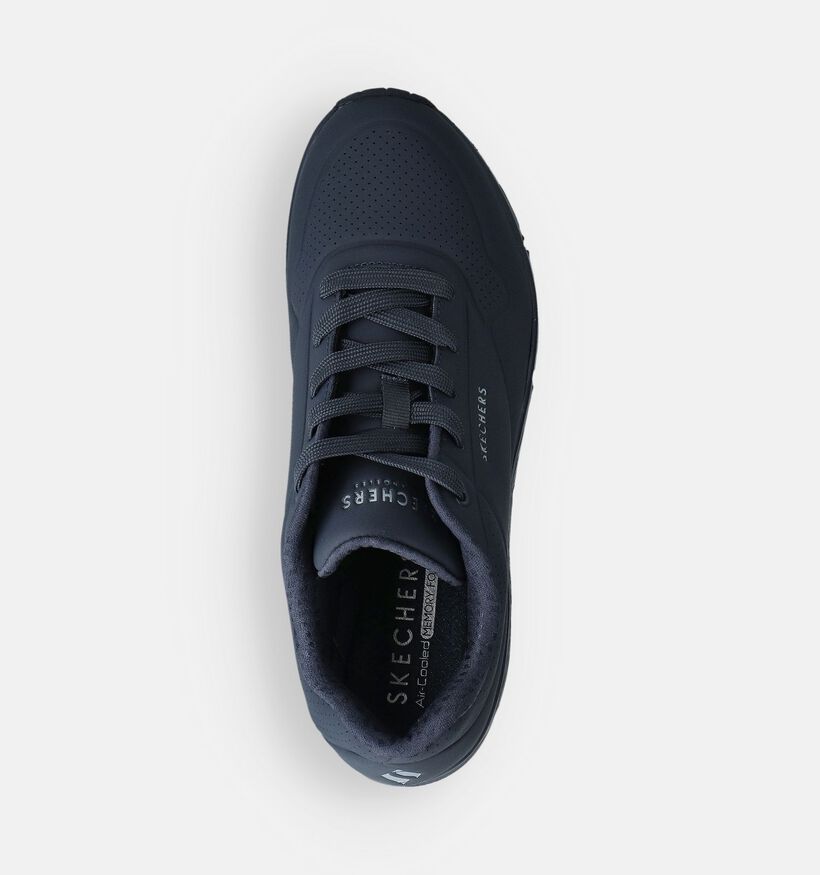 Skechers Uno Stand On Air Donkerblauwe Sneakers voor dames (377110)