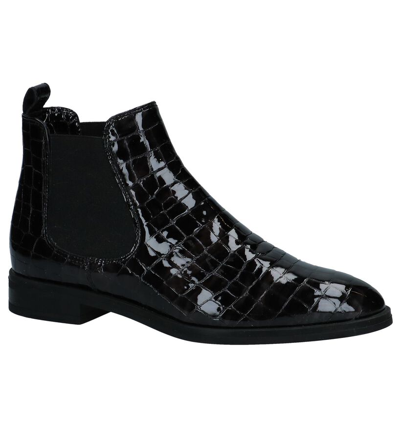 Zwarte Laké Chelsea Boots Via Limone, Zwart, pdp