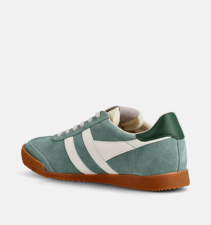 Gola Groene Veterschoenen voor dames (368315) - geschikt voor steunzolen