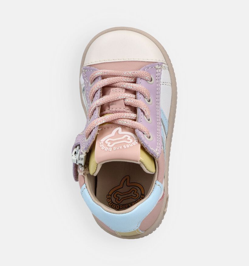 STONES and BONES Naty Witte/Pastel Sneakers voor meisjes (369616)