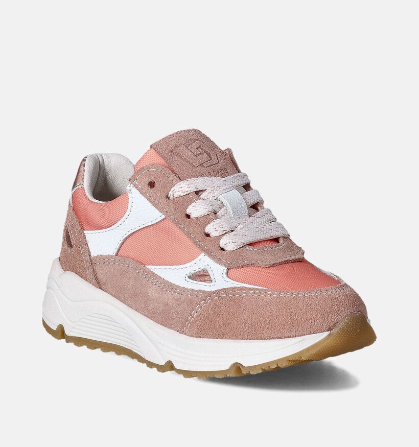 Little David Juana Baskets basses en Rose pour filles (355398)