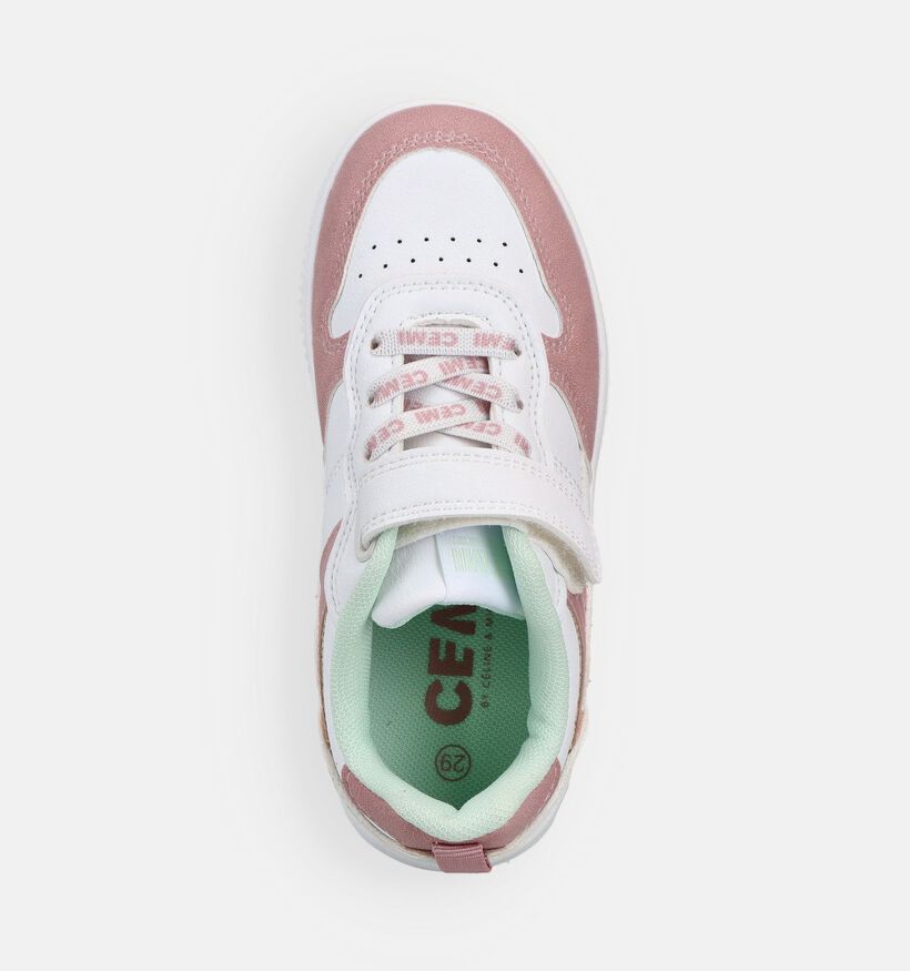 CEMI Witte/Roze Sneakers voor meisjes (370748)