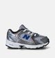 New Balance IZ 530 ADE Baskets en Argent pour filles, garçons (359295) - pour semelles orthopédiques