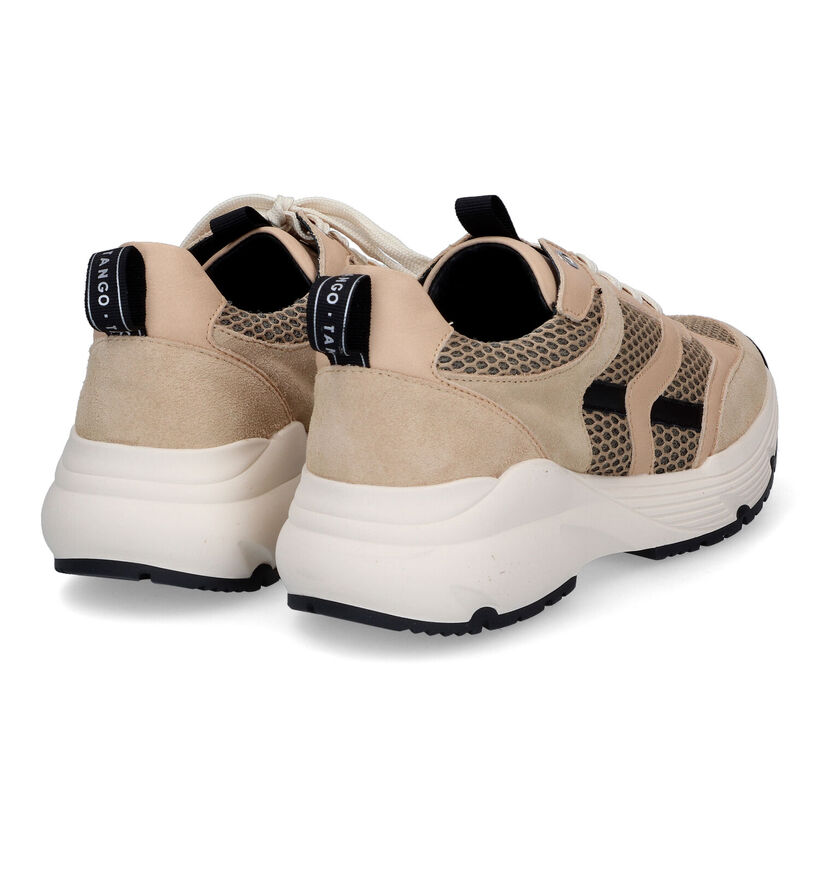 Tango Kaylee Baskets en Beige pour femmes (308115) - pour semelles orthopédiques