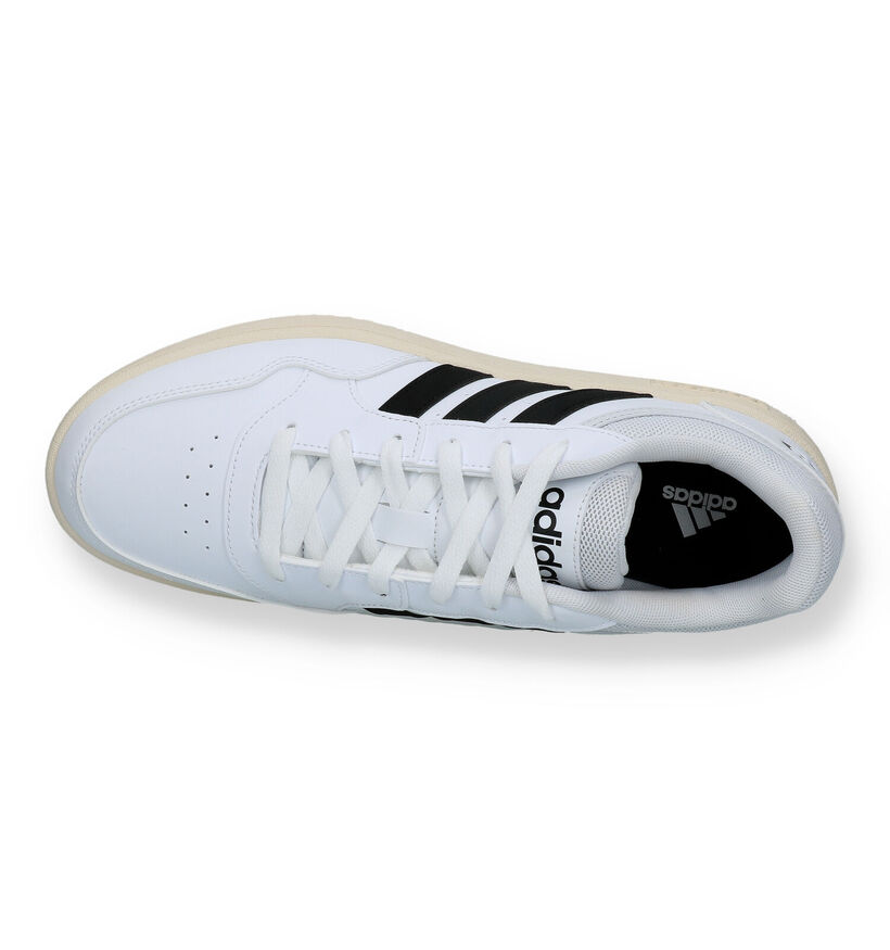 adidas Hoops 3.0 Baskets en Blanc pour hommes (324913) - pour semelles orthopédiques