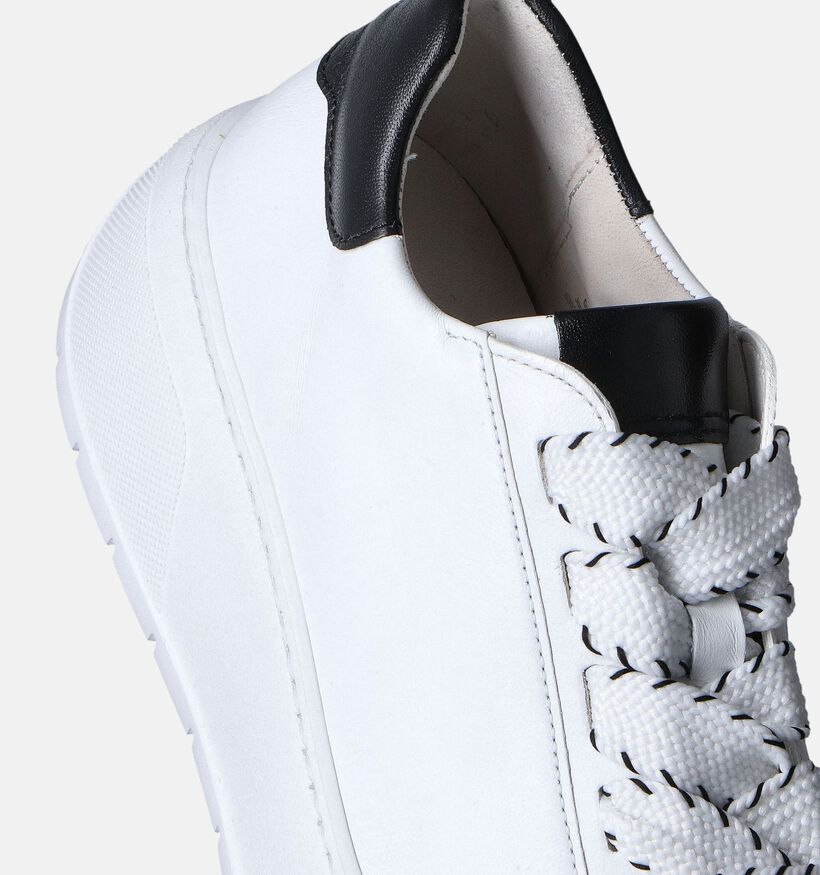 Gabor Best Fitting Witte Sneakers met plateauzool voor dames (361881) - geschikt voor steunzolen