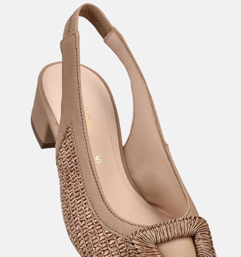 Gabor Best Fitting Beige Slingback Pumps voor dames (373301)