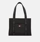 Tommy Hilfiger TJW Ess Daily Tote Cabas avec fermeture éclair en Noir pour femmes (349983)